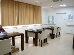 明るい共有スペース