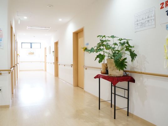 清潔感ある廊下の風景