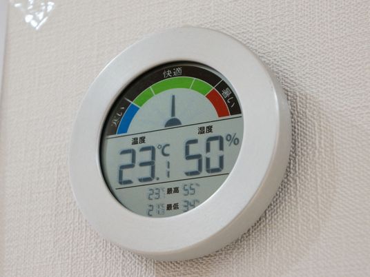 快適環境を示す温湿度計