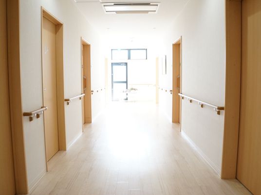 廊下の綺麗な光景