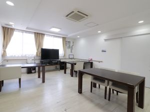 広々とした快適な休憩室