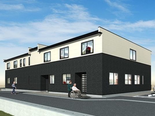 モダンな外観の建物