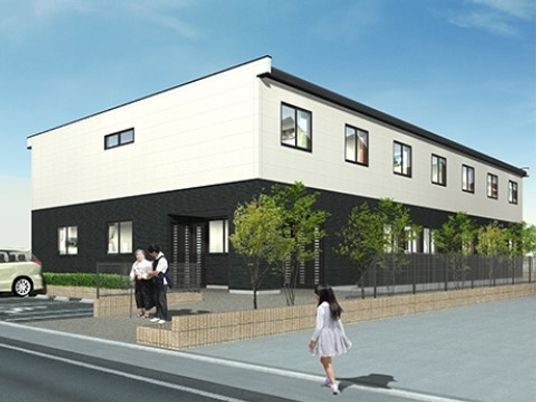 新築そうな外観の建物