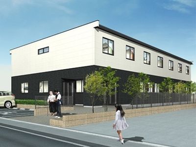 新築そうな外観の建物