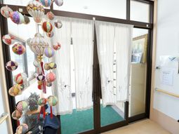 エントランスのデコレーション