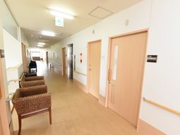 清潔な廊下の一角