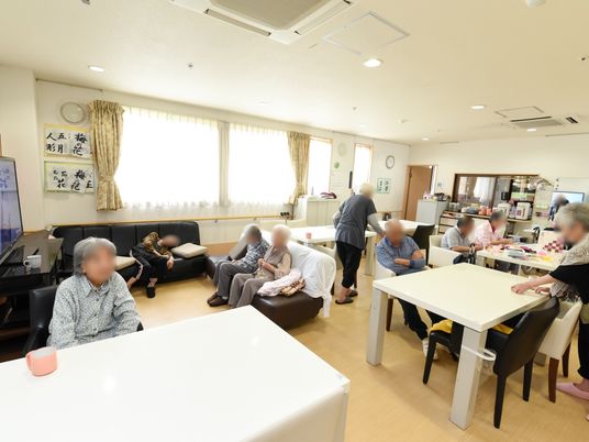 和やかなリビングエリア