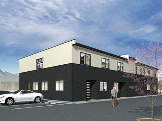 モダンな建物の外観