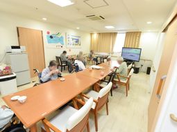 共用スペースでの日常風景