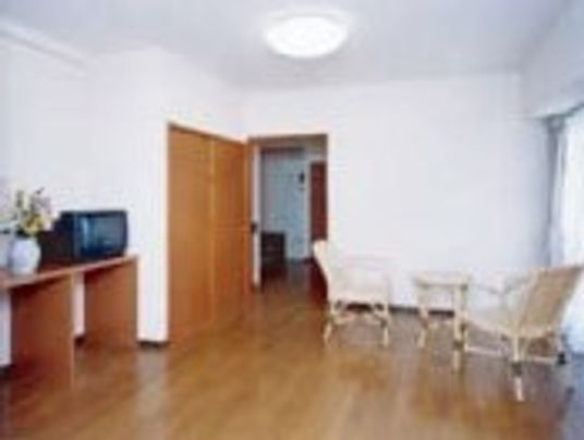 明るい休憩室の様子