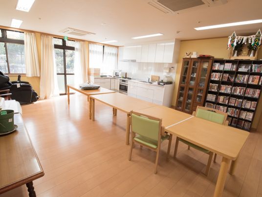 温かみのある共用スペース