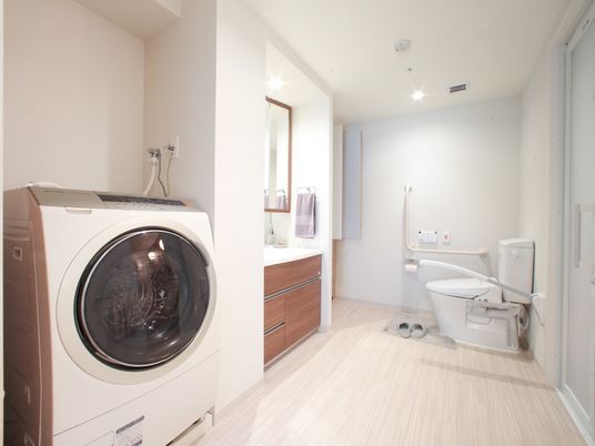 清潔な洗濯と浴室