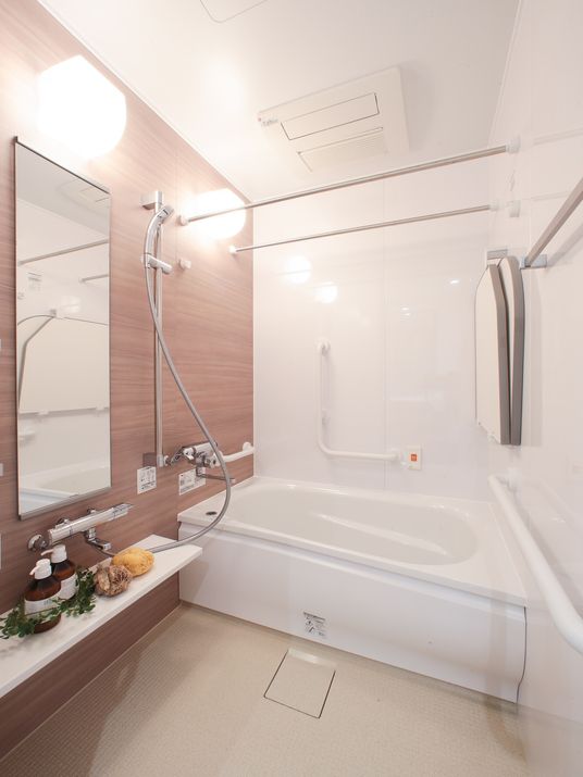 清潔感のある浴室