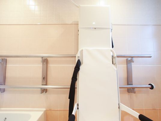 浴室の手すりと椅子