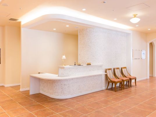 暖かみのあるエントランス