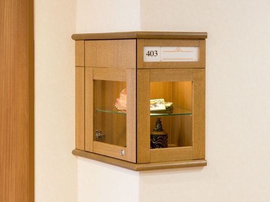 居室番号の表示棚