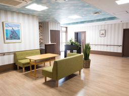 明るい共有スペース