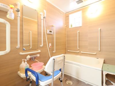 安心の支援設備バスルーム