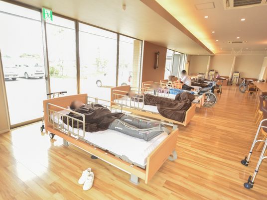 日差し入る明るい機能訓練室