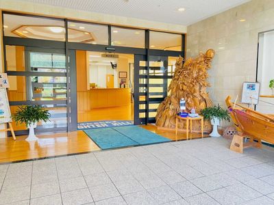 開放感のあるエントランス