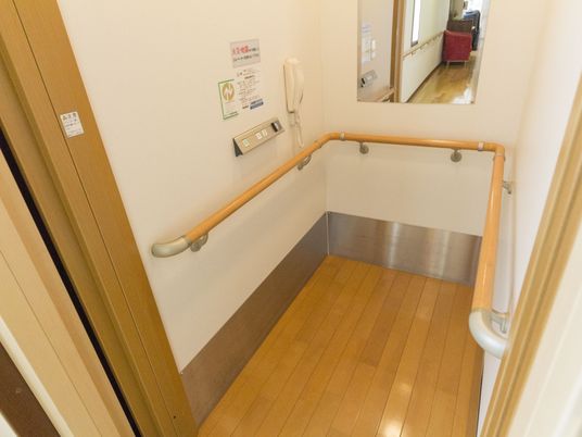 廊下の手すり設置部分
