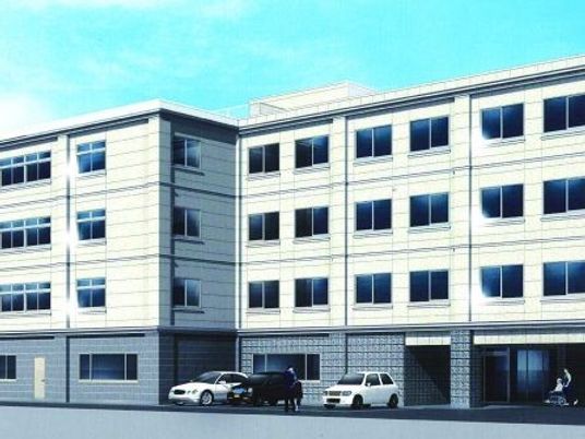明るく広々とした建物外観