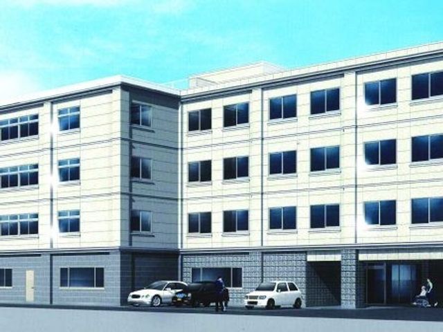 明るく広々とした建物外観
