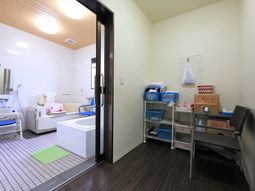 清潔な浴室の一部