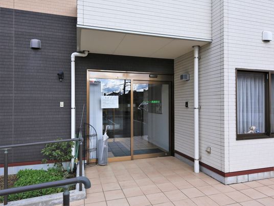 清潔なエントランス