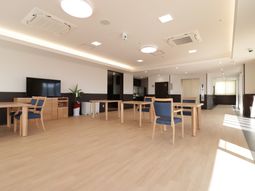 明るい共有スペース