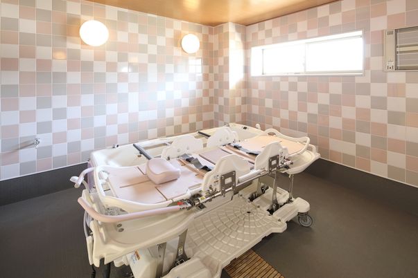 中庭の明るい風景