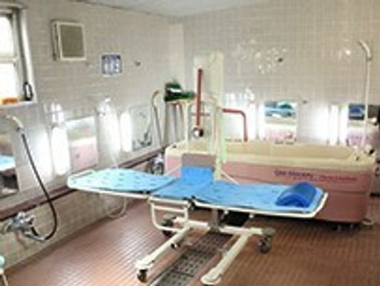 清潔な浴室設備