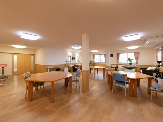 広々とした共有スペース