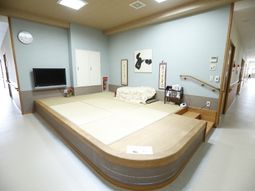 和風な共有スペースの様子