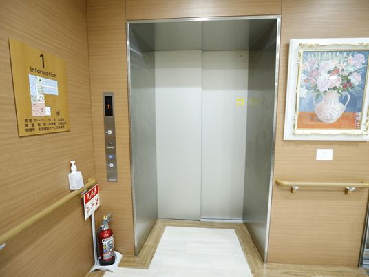 快適なエレベーター前景