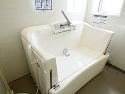 機能的な浴室設備
