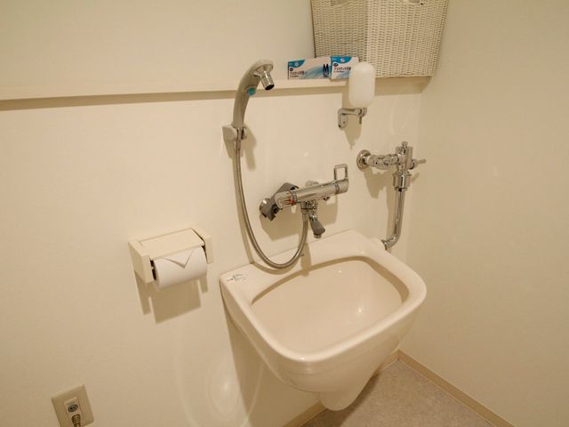 清潔な洗面台