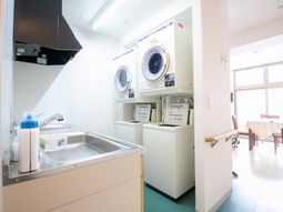 清潔な洗濯スペース