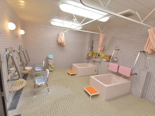 バリアフリーの洗面所