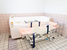 清潔な浴室の設備