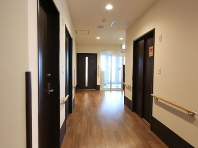清潔な廊下の様子