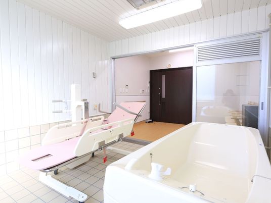 清潔な浴室施設