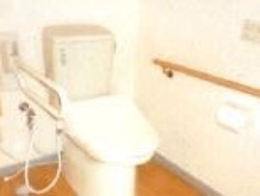 バリアフリー設計のトイレ