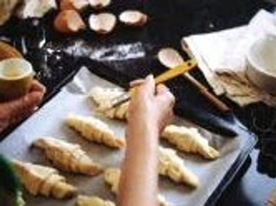 料理活動の手元