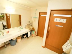 清潔な洗面所の様子