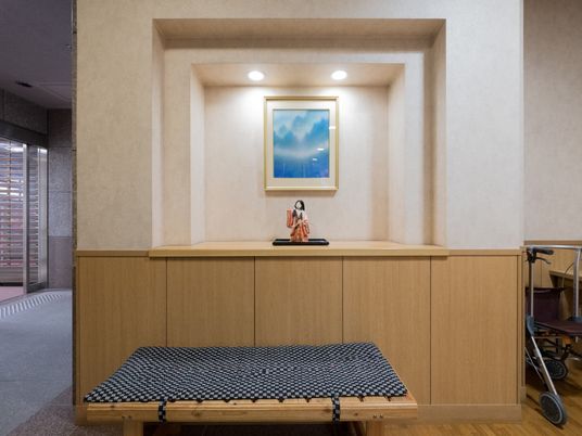 廊下の休憩スペース