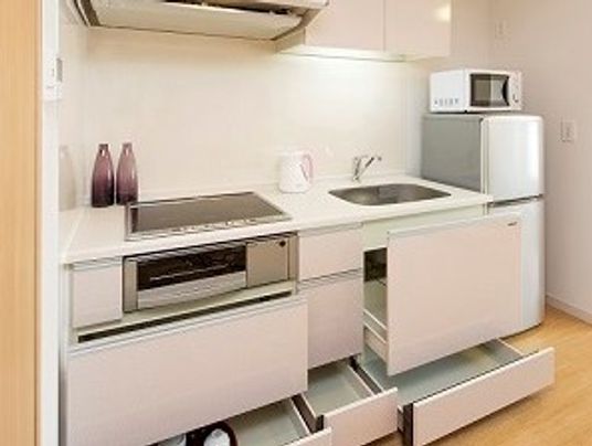 整理された清潔なキッチン