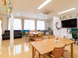 明るい共有スペース