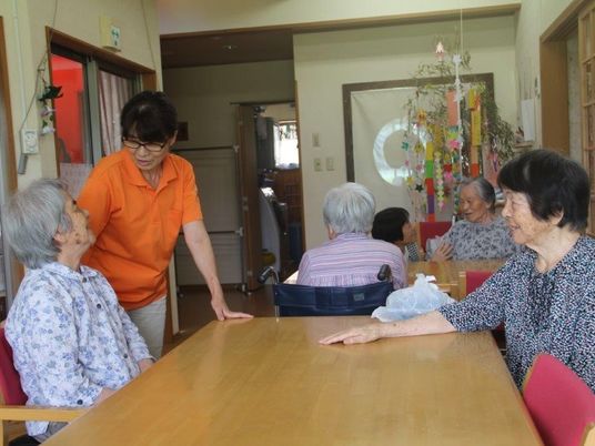 スタッフと利用者の交流