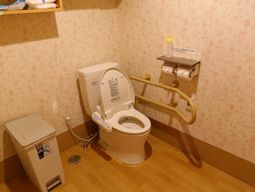 手すり付きトイレの内観